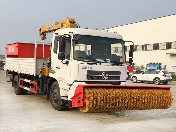 天錦多功能掃雪車 CLW5161TCXD5隨車吊除雪車